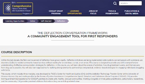 Thumbnail for The Deflection Conversation Framework: A Community Engagement Tool for First Responders