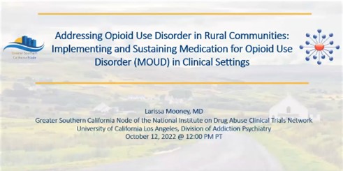 Thumbnail for Addressing Opioid Use Disorder in Rural Communities, Session 1: Hindrances and Helps in Delivering Medications for Opioid Use Disorder (MOUD) Care in Rural Areas