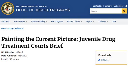Thumbnail for Painting the Current Picture: Juvenile Drug Treatment Courts Brief