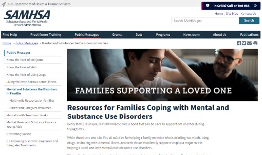 Thumbnail for Resources for Families Coping With Mental and Substance Use Disorders