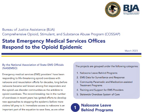 Thumbnail for State Emergency Medical Services Offices Respond to the Opioid Epidemic