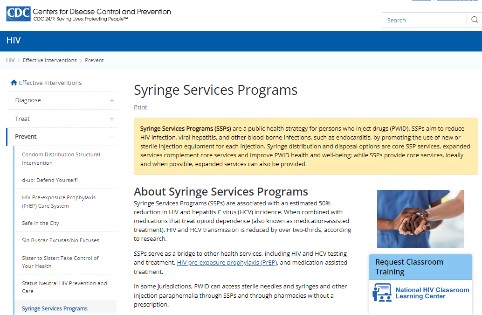 Thumbnail for Syringe Service Programs